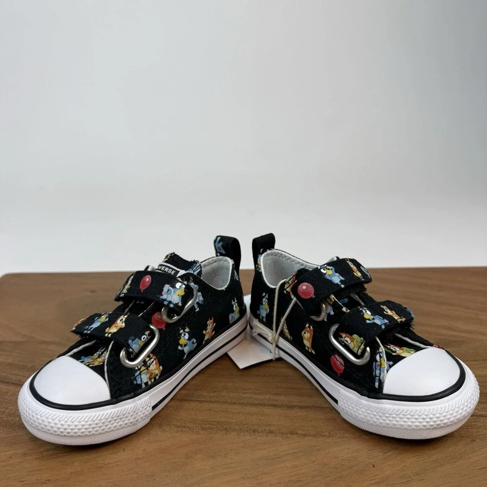 New Little Kids Converse Bluey Chuck‎ Taylor All Star 2V OX Sneakers Size 5 C